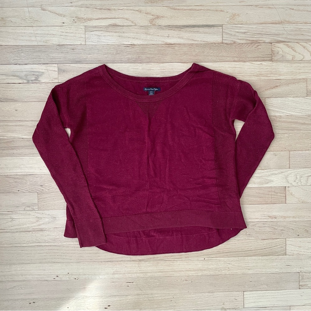 AE Maroon Red Sweatshirt
